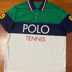 Polo by Ralph Lauren Color Block Shirt PERFORMANCE TENNIS